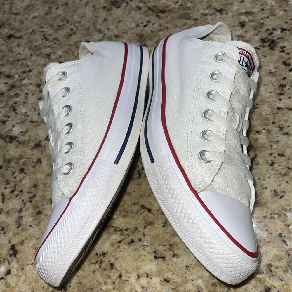 Converse All Star White Low-Tops - Picture 4 of 10